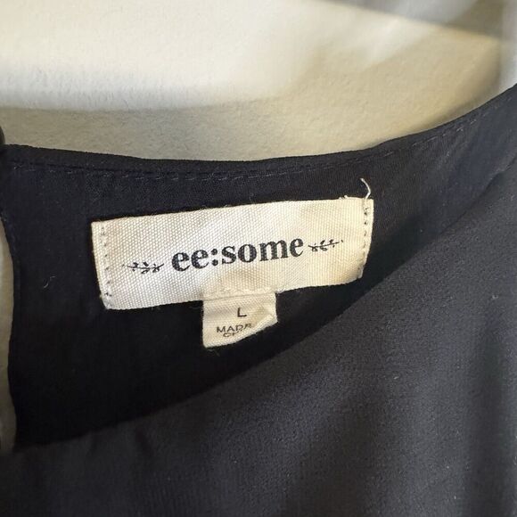 ee:some Elegant Sleeveless Dress - Black - Sz: Large - Picture 5 of 7